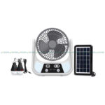 606 Easy Power Rechargeble Solar Fan