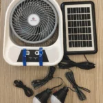 608 Easy Power Rechargeble Solar Fan